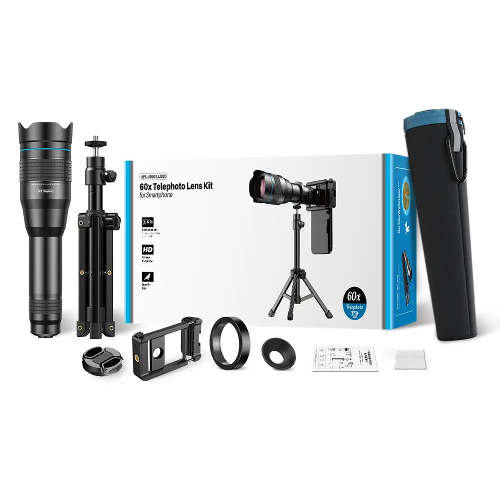 Classic Mobile Super 60X Smartphone Telephoto Lens kits