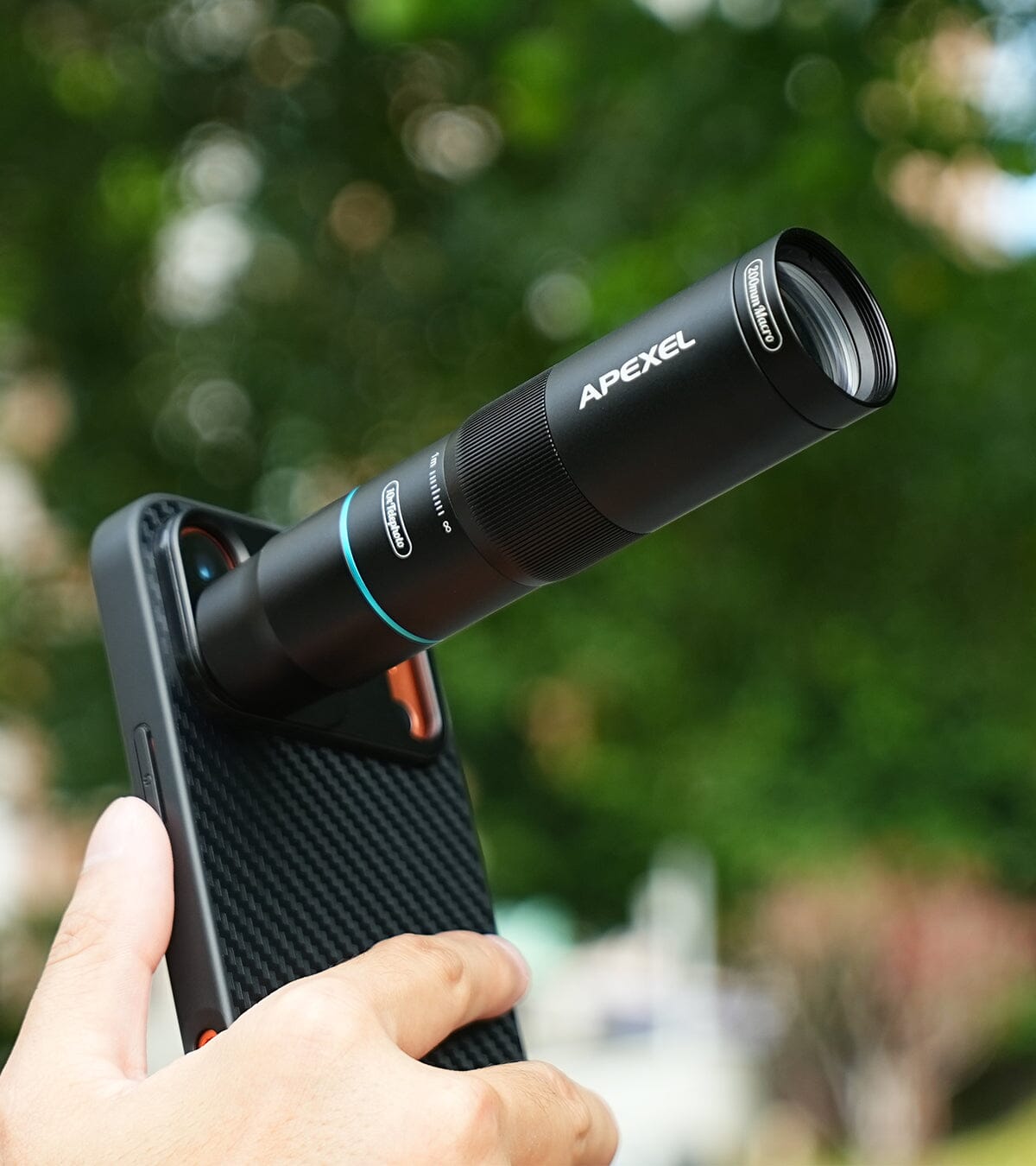 TeleMacro Pro 10X 2-in-1 Telephoto & Macro Lens Mobile Photography Accessories APEXEL