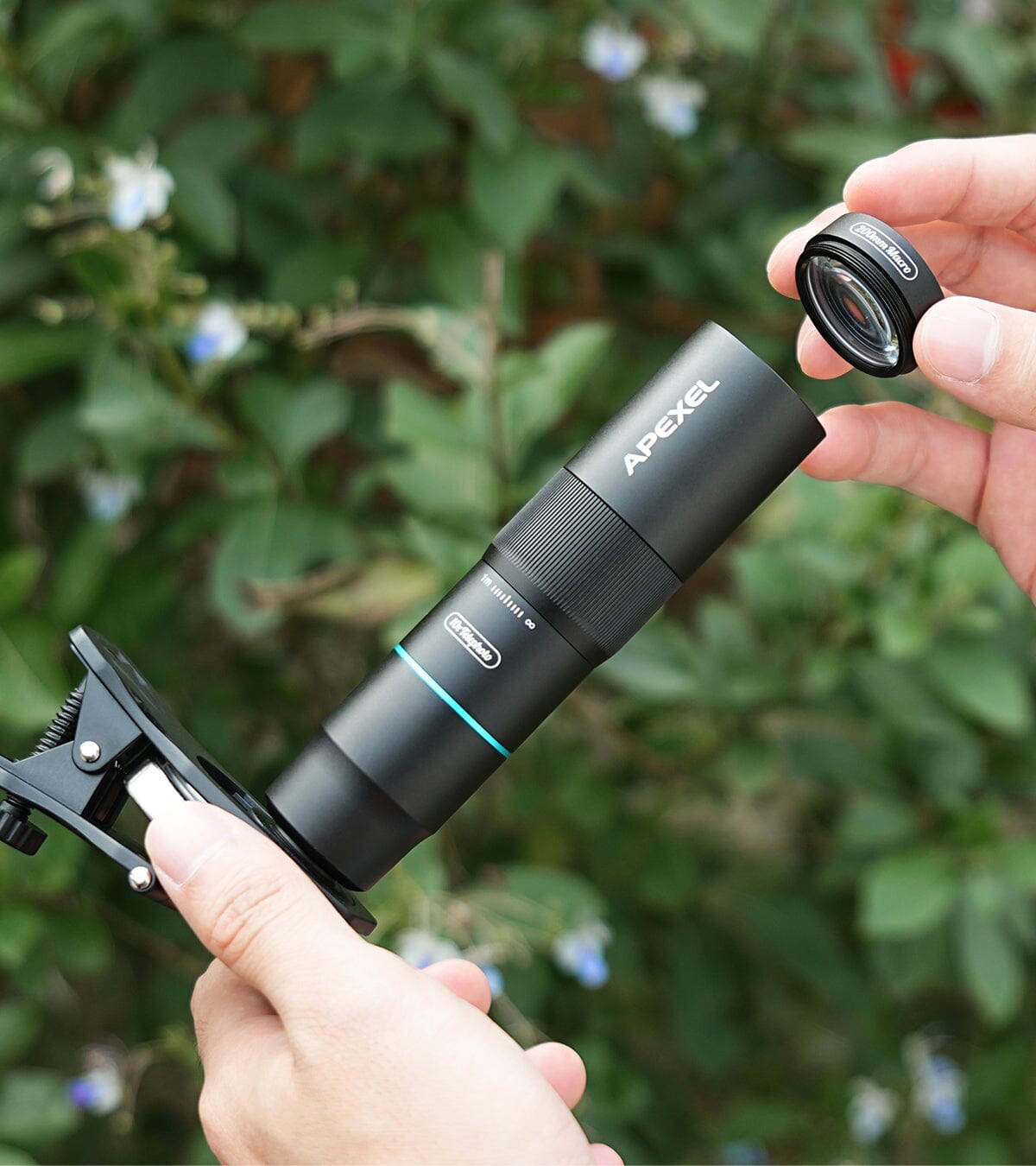 TeleMacro Pro 10X 2-in-1 Telephoto & Macro Lens Mobile Photography Accessories APEXEL