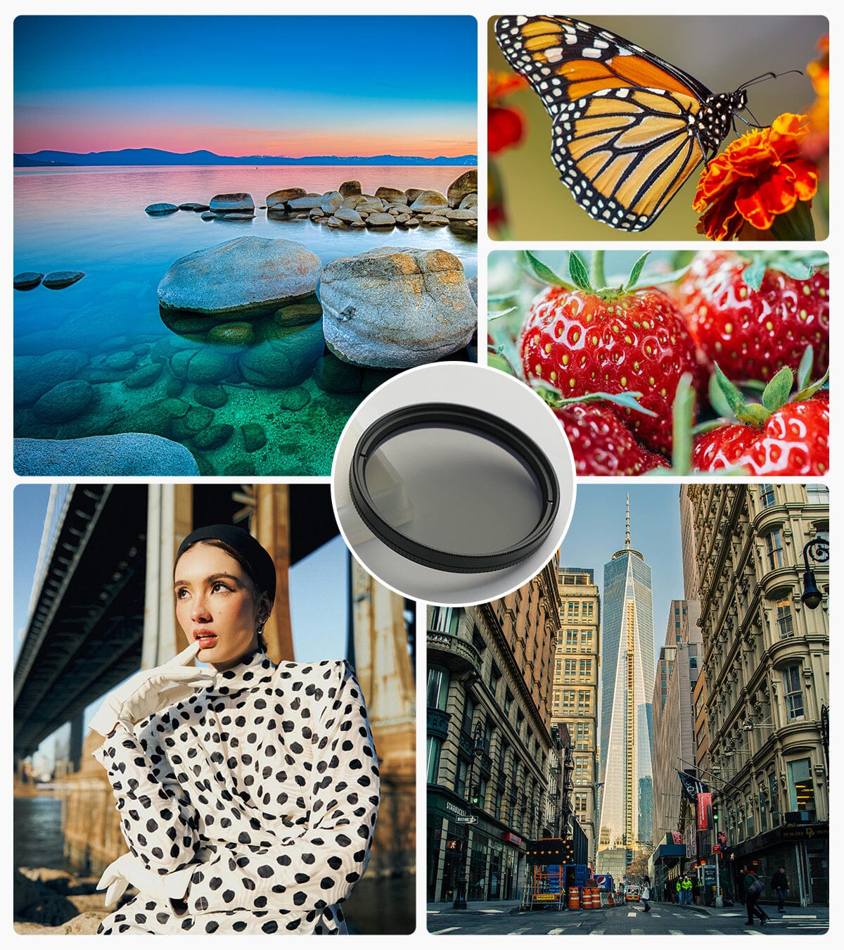 APEXEL Phone Lens 46mm/52mm/62mm CPL Polarizing Filter APEXEL