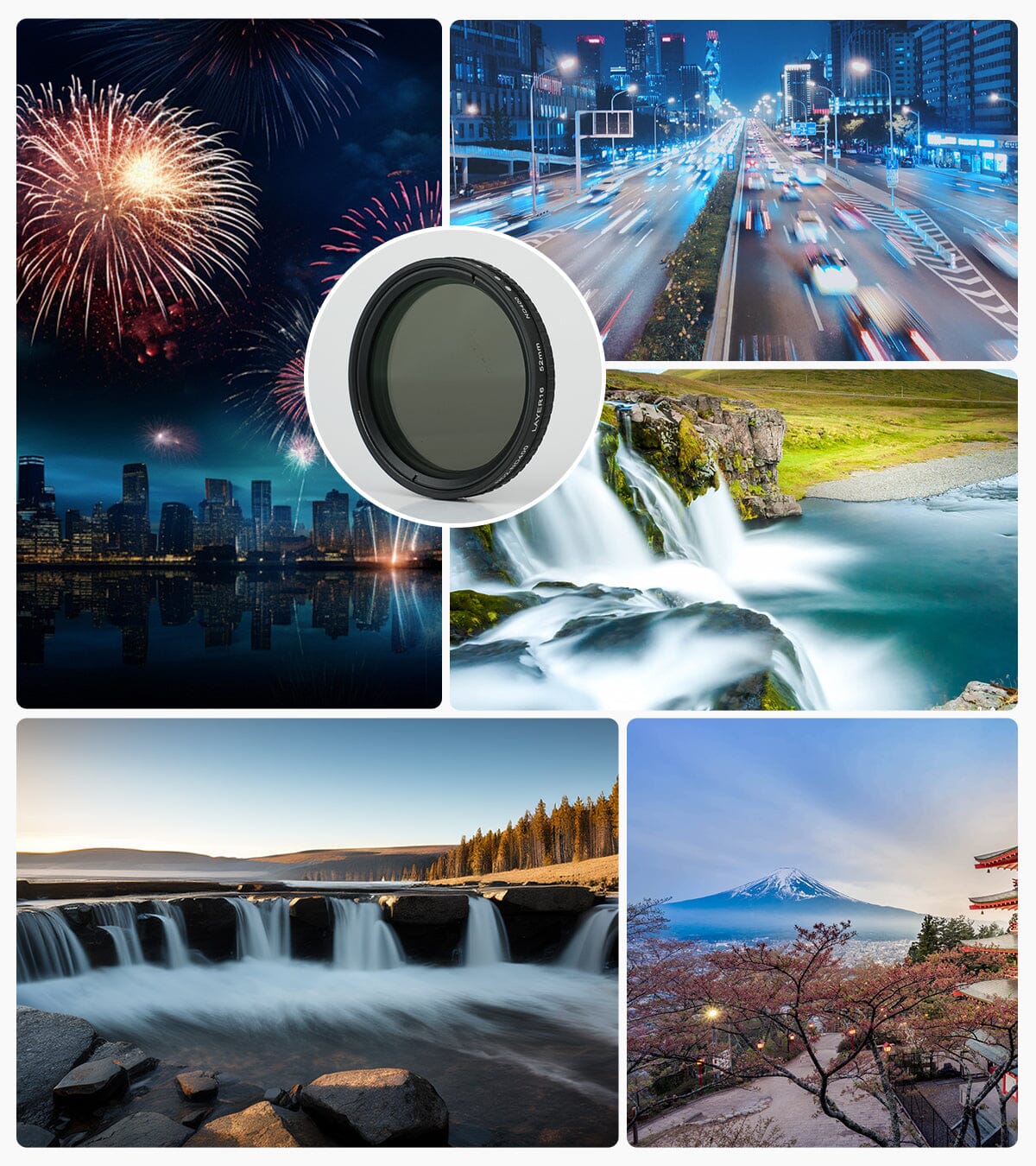 APEXEL Phone Lens 46mm/52mm/58mm/62mm Neutral Density Filter APEXEL Official