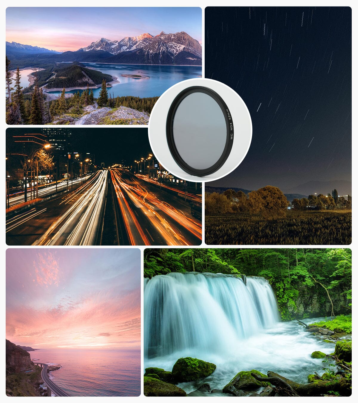 APEXEL Phone Lens 46mm/52mm/58mm/62mm Neutral Density Filter APEXEL Official