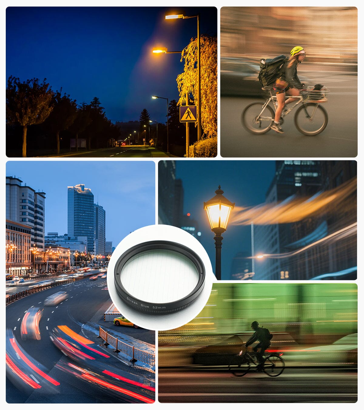 APEXEL Phone Lens 52mm/67mm Blue Streak Fliter APEXEL