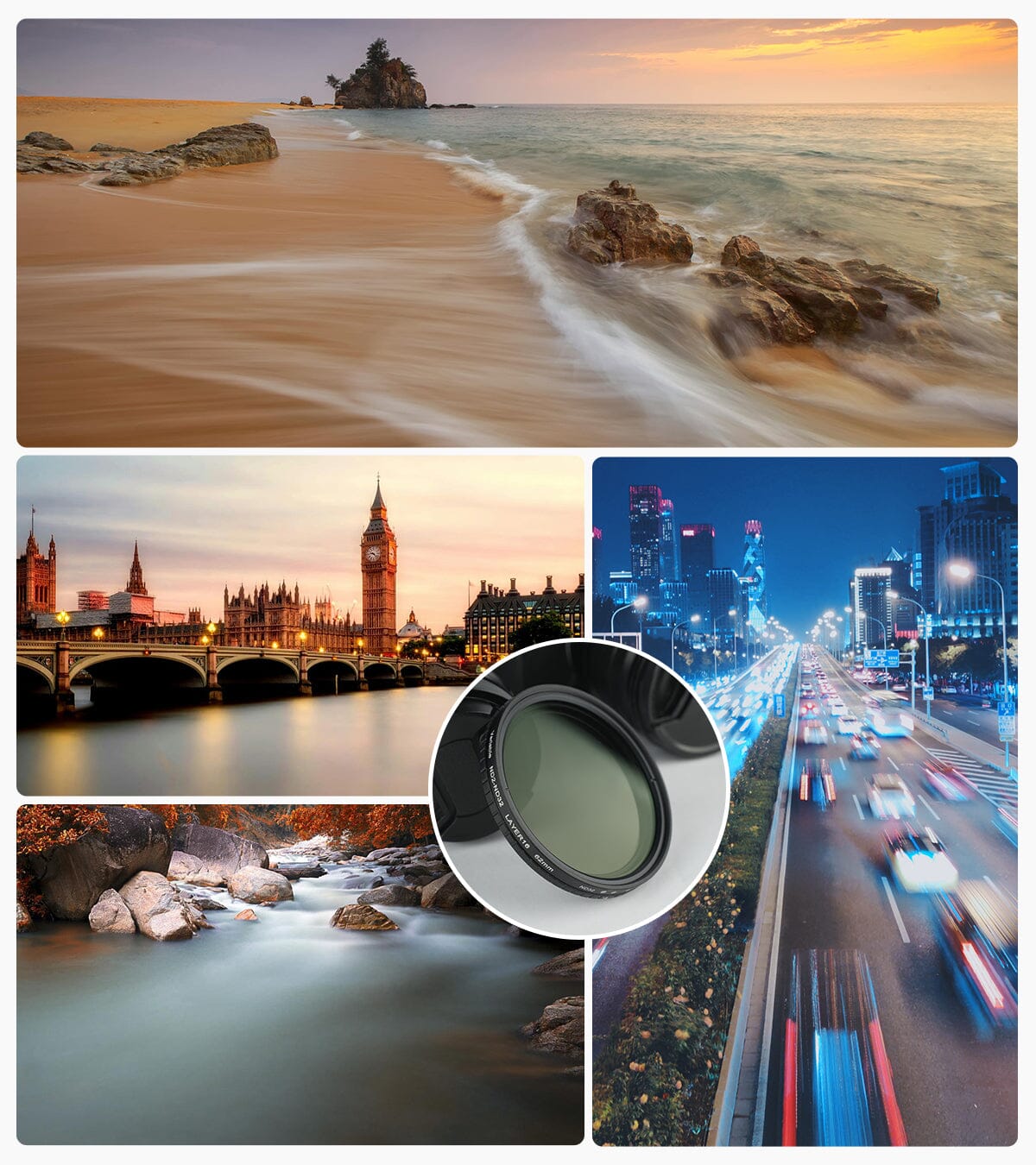 APEXEL Phone Lens 46mm/52mm/58mm/62mm Neutral Density Filter APEXEL Official