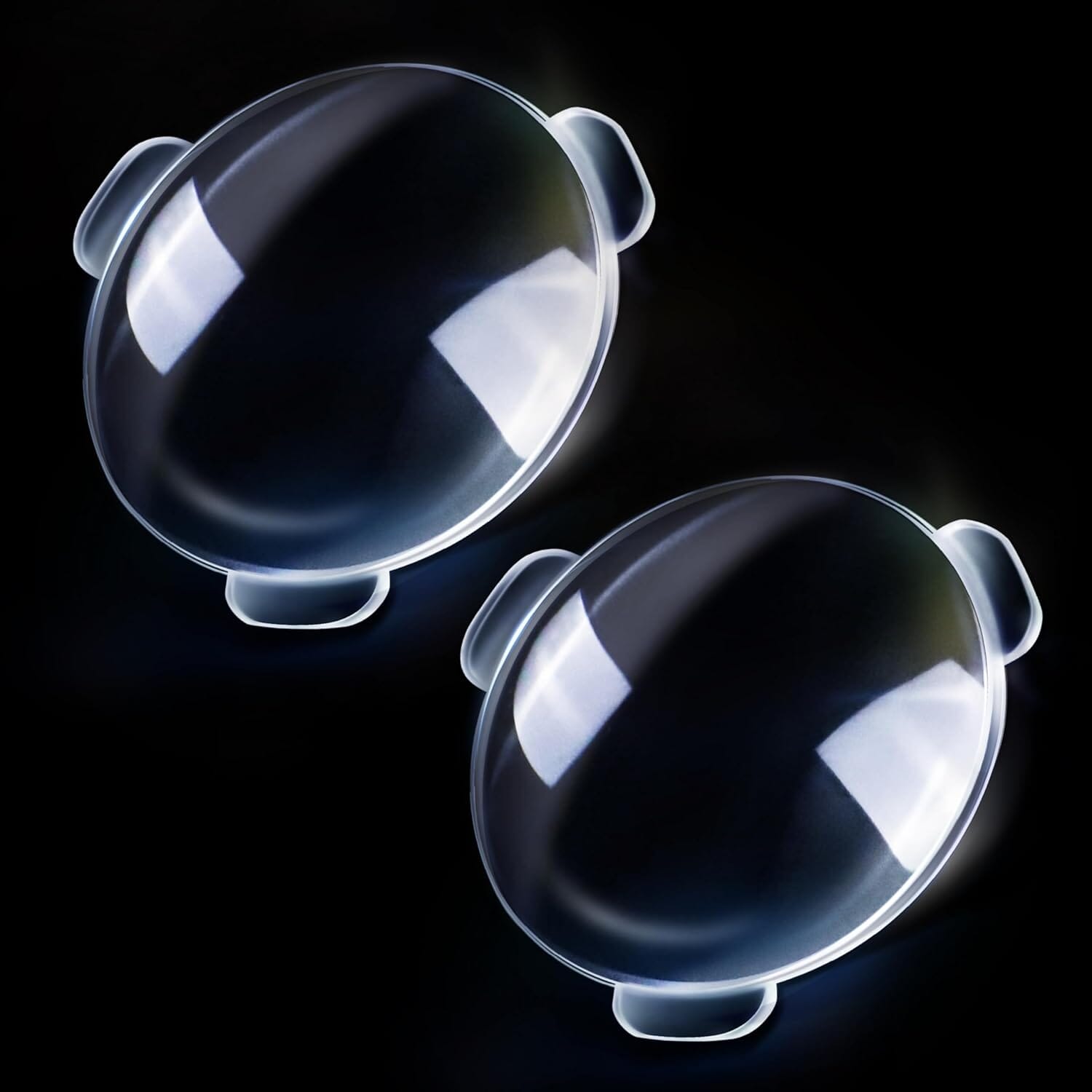 APEXEL Lens Set, Pop-Tech Optical Glass Lens Bi-Convex 34mm Diameter 45mm Focal Length Lenses for Google Cardboard VR APEXEL
