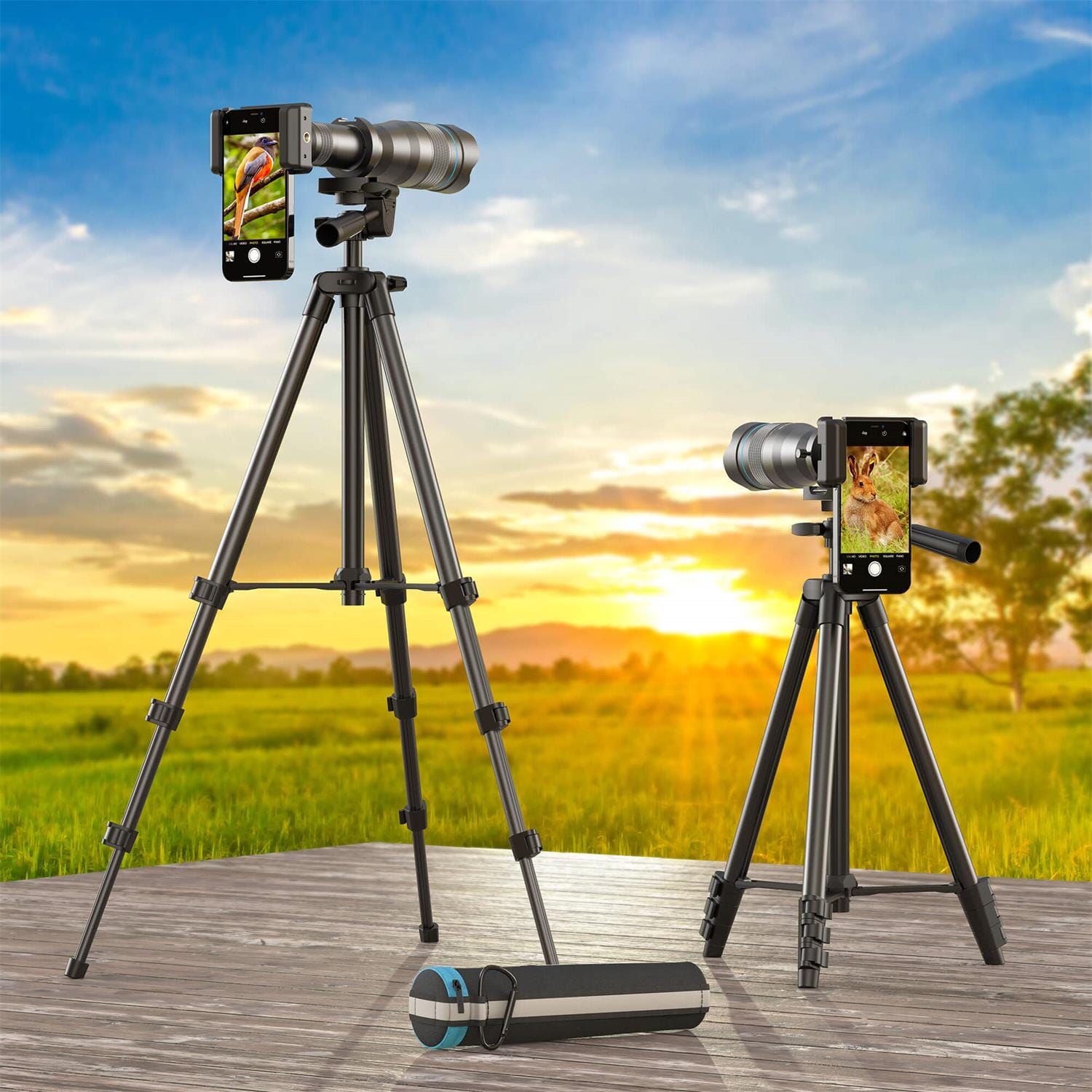 New Upgrade 60X Phone Telephoto Lens Kit Mobile Photography Accessories APEXEL
