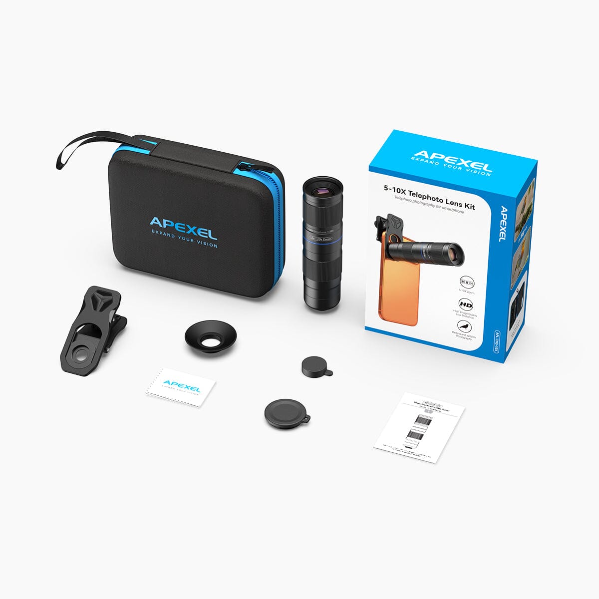 APEXEL Telezoom 5-10X Phone Lens APEXEL
