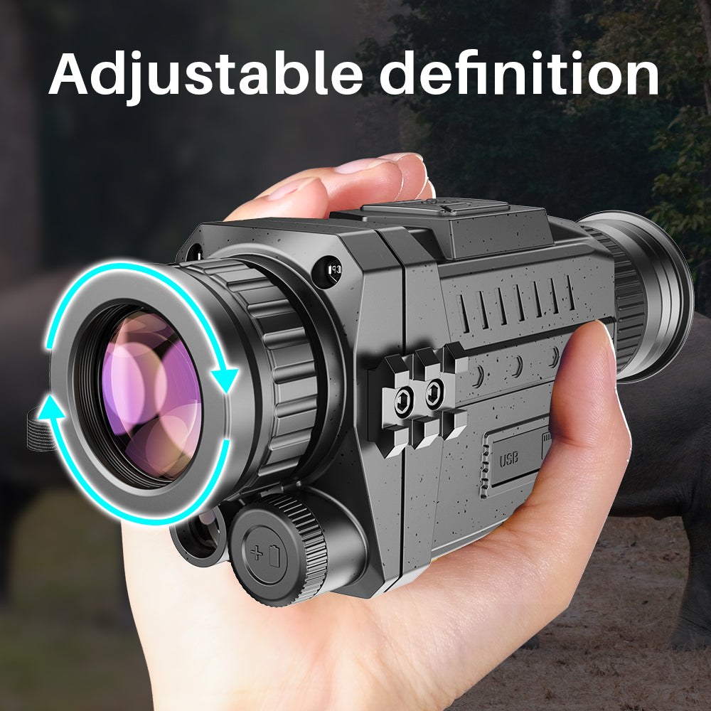 APEXEL NV003 Digital Night Vision Monocular Telescope 8G IR5X 8X Optics Scope Photo Video Recording Camera Binoculars For Hunting APEXEL