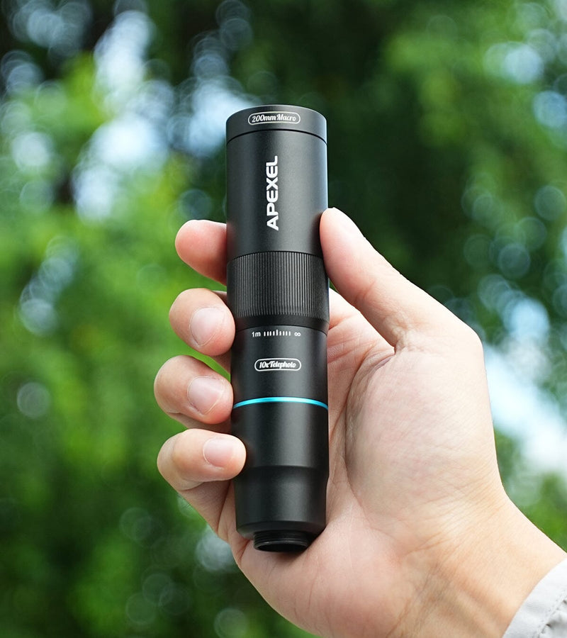 TeleMacro Pro 10X 2-in-1 Telephoto & Macro Lens Mobile Photography Accessories APEXEL 
