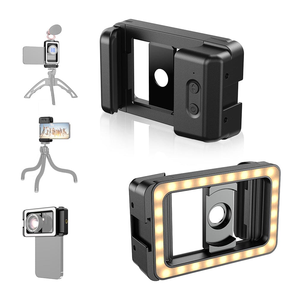 FL23 3-in-1 Phone Lens Clip with Patented Fill Light Mobile Photography Accessories APEXEL 
