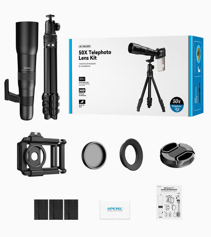TeleCular 3 Series 50X Telephoto Lens APEXEL 
