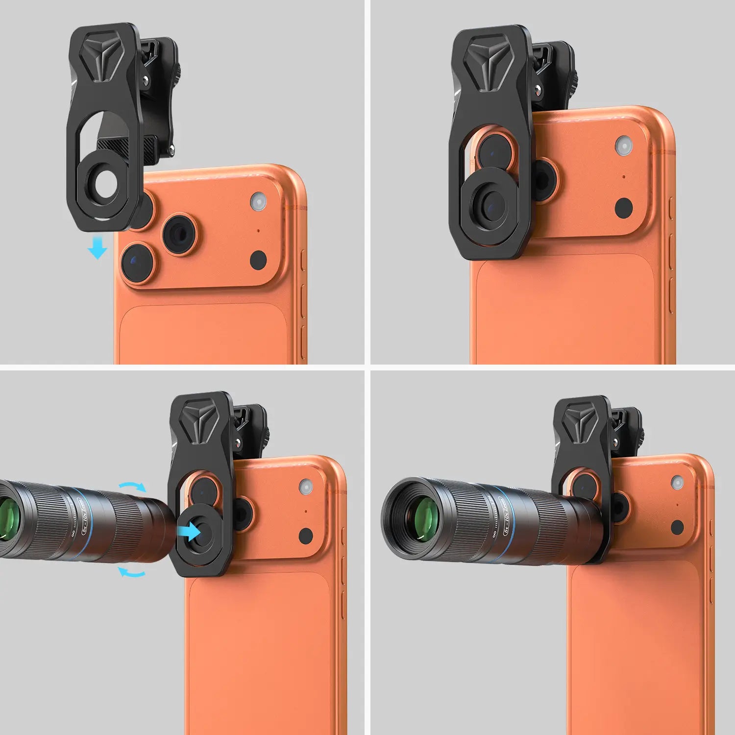 TeleZoom 5–10X zoomteleobjektiv Mobilt fotograferingstilbehør APEXEL