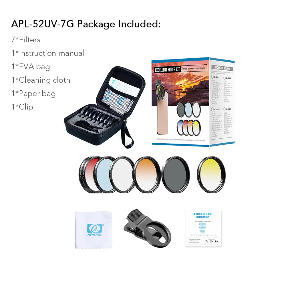52-mm-Upgrade-7-in-1-Filterlinsen-Set