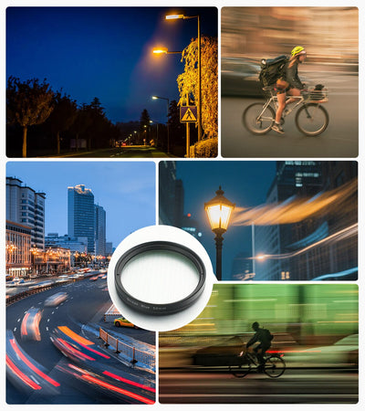 APEXEL Phone Lens 52mm/67mm Blue Streak Fliter APEXEL 