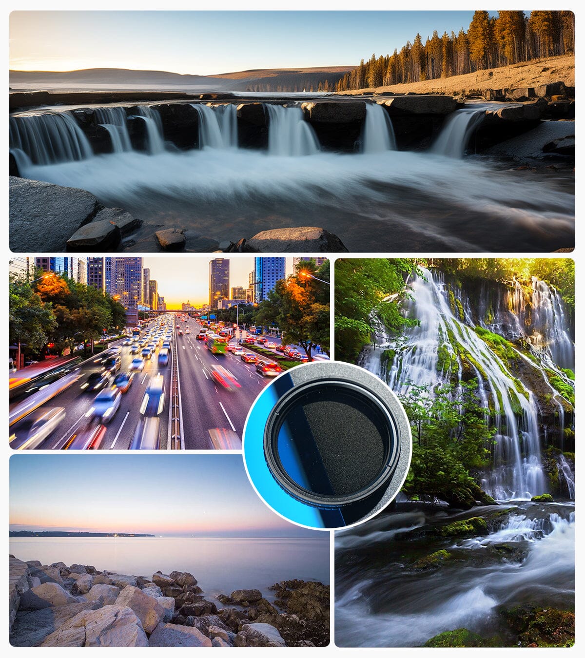 APEXEL Phone Lens 46mm/52mm/58mm/62mm Neutral Density Filter APEXEL Official 