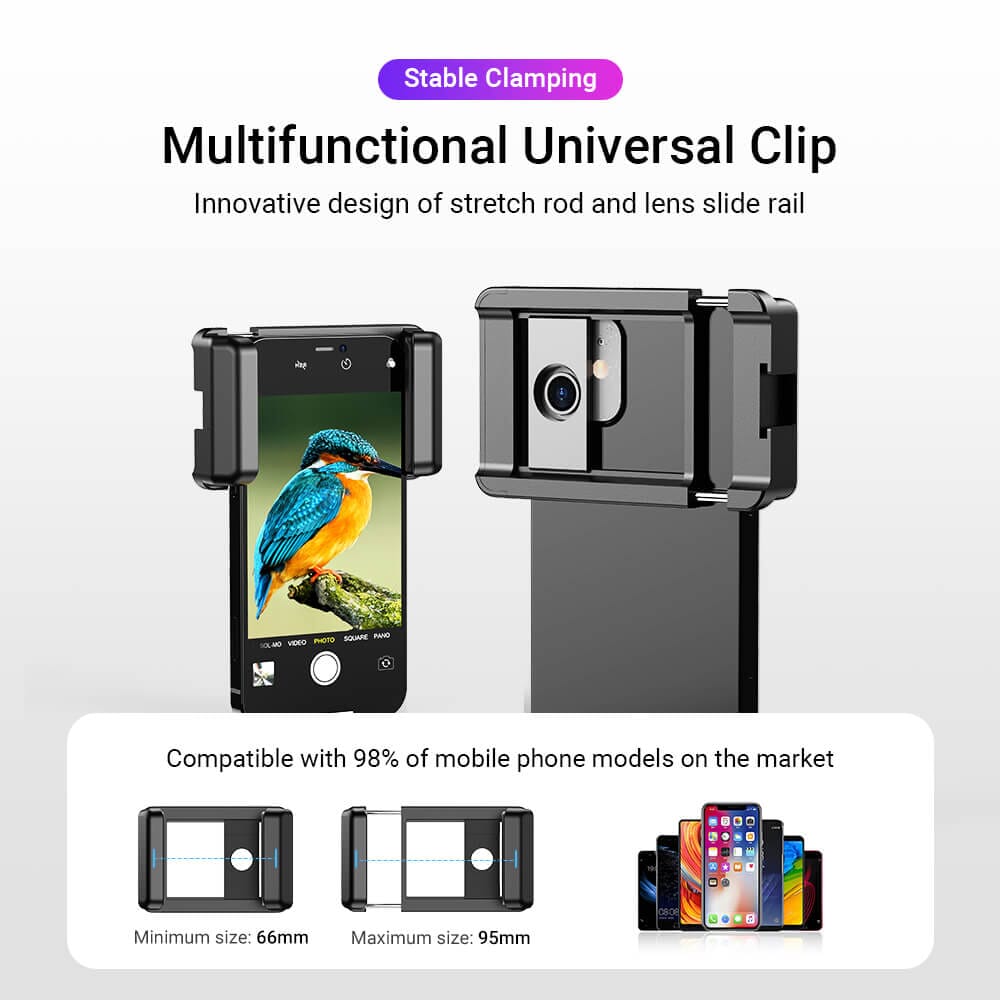 New Upgrade 60X Phone Telephoto Lens Kit Mobile Photography Accessories APEXEL 