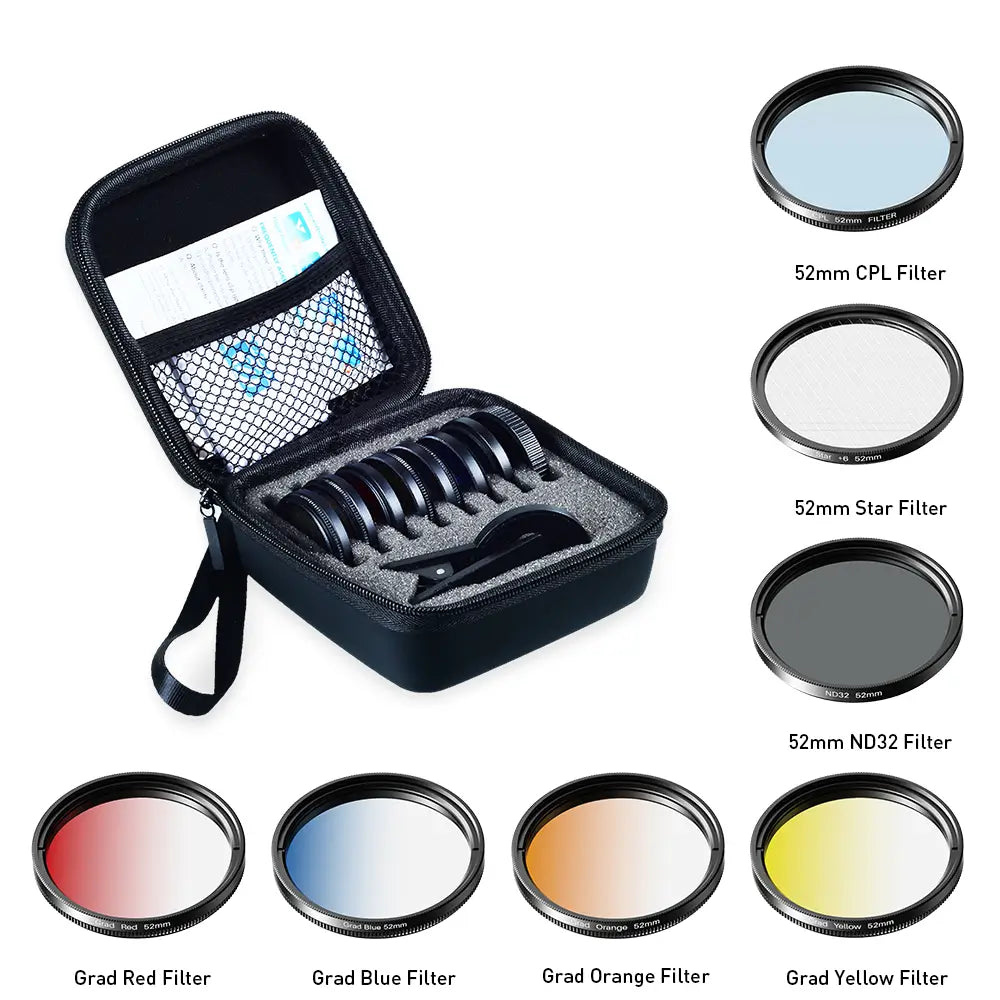 52-mm-Upgrade-7-in-1-Filterlinsen-Set