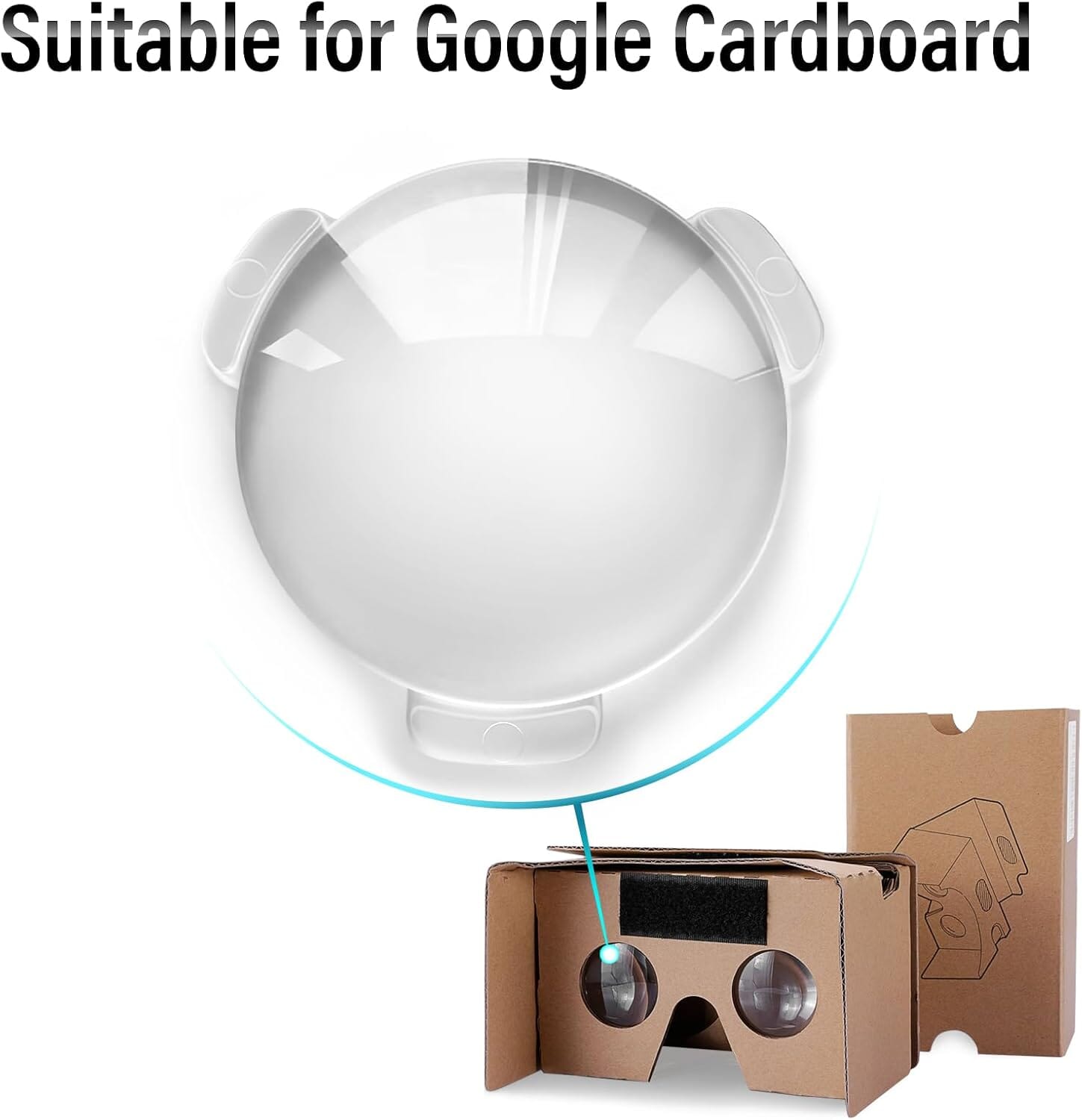 APEXEL Lens Set, Pop-Tech Optical Glass Lens Bi-Convex 34mm Diameter 45mm Focal Length Lenses for Google Cardboard VR APEXEL 