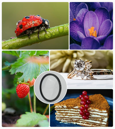 APEXEL Handy-Objektiv 52 mm/67 mm Makro-Vergrößerungsfilter APEXEL 