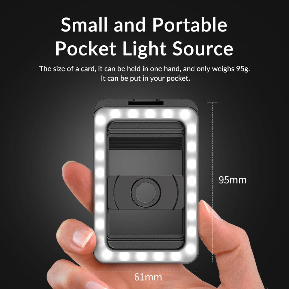 FL23 3-in-1 Phone Lens Clip with Patented Fill Light Mobile Photography Accessories APEXEL 