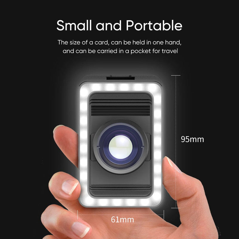New 3 in 1 Mobile Phone Lens Clip and 100mm Macro Lens Kit with Fill Light APEXEL 