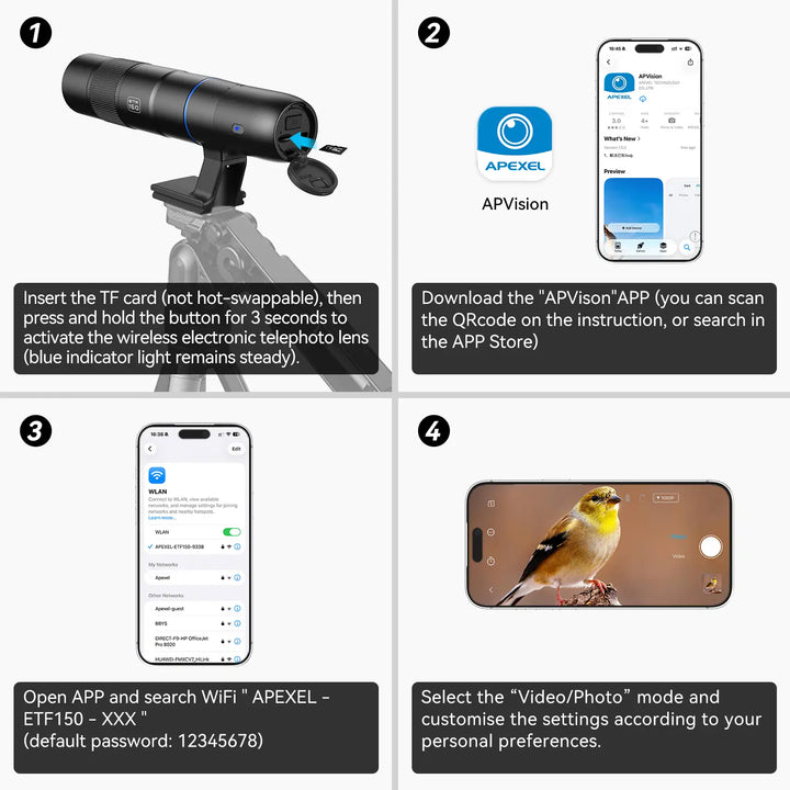 APEXEL Visionmax Smart Digital Telephoto