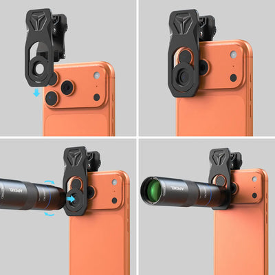 TeleMacro Pro 10X 2-in-1 Telephoto & Macro Lens Mobile Photography Accessories APEXEL