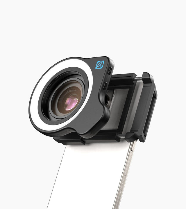 ZoomMacro 10-20X Macro Lens APEXEL ZoomMacro+Ring Light