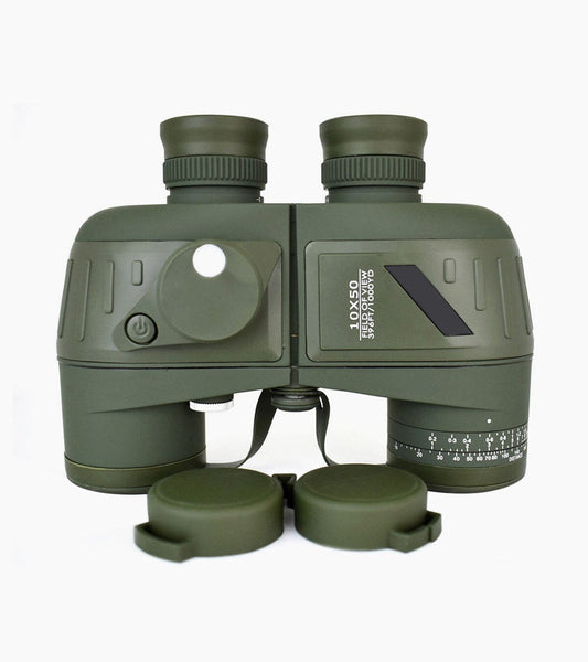 10X50 HD Waterproof Binoculars with Rangefinder for Hunting/Bird