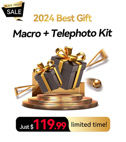 Apexel Beste Geschenke - Makro- und Teleobjektiv-Kit APEXEL