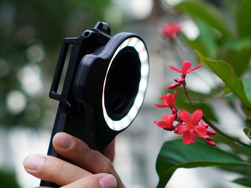 Apexel FL26 LensLight Macro Photography Pocket Ring Light