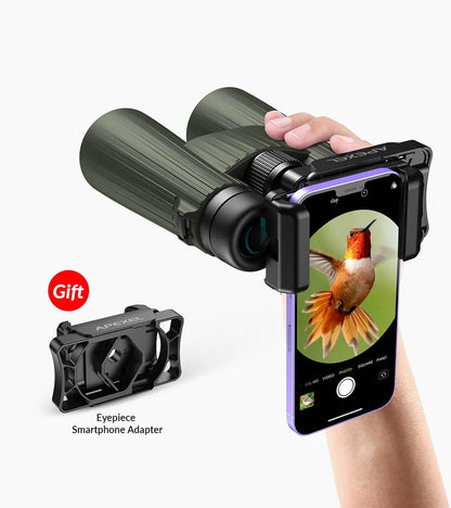 BR001 High-Powered 12X50 Birdwatching Binoculars With Smartphone Adapter APEXEL 