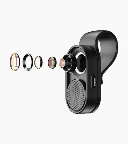 MS001 100X LED Cell Phone Microscope Lens Mobile Photography Accessories APEXEL 