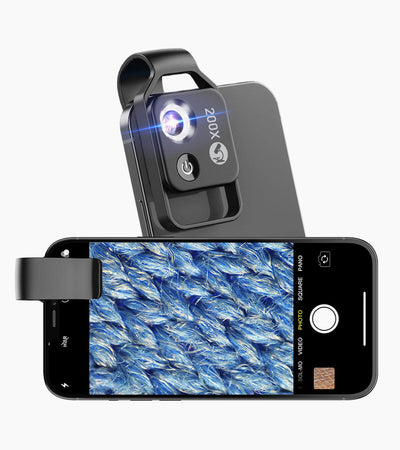 Mobile Phone 200X LED Microscope Lens APEXEL 