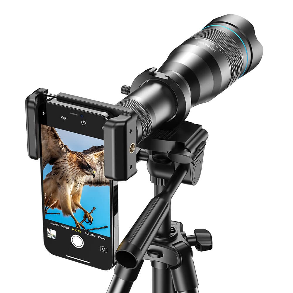 Nova atualização 60x telefone kit lente telefoto acessórios de fotografia móvel apexel