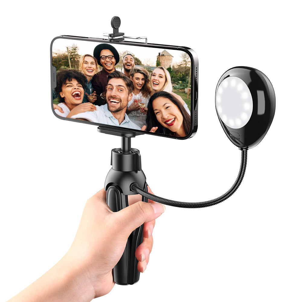 Mobile Table Tripod LED Light Mobile Photography Accessories APEXEL 