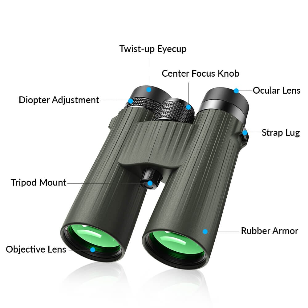 Apexel BR001 High-Powered 12X50 Binoculars With Smartphone Adapter APEXEL 