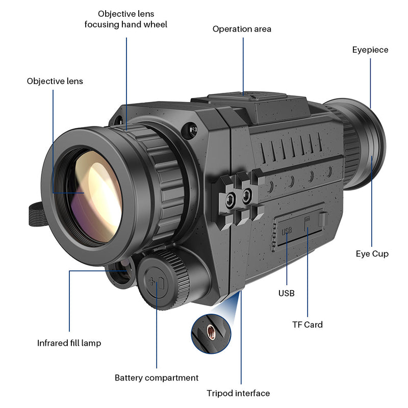 night vision monocular camera