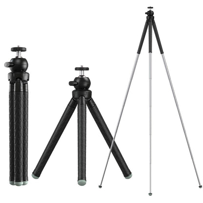 Apexel Extendable Premium 1/4 Screw 1.1m Tripod Mobile Photography Accessories APEXEL 