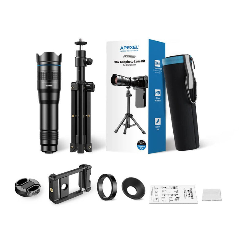2023 New 36X telephoto smartphone lens kit APEXEL 