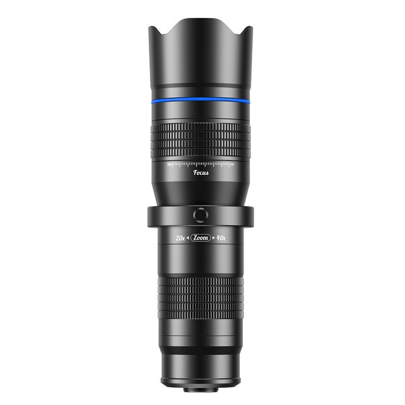 New Premium Mobile Adjustable Real 20-40X Zoom Telescope Lens Mobile Photography Accessories APEXEL 