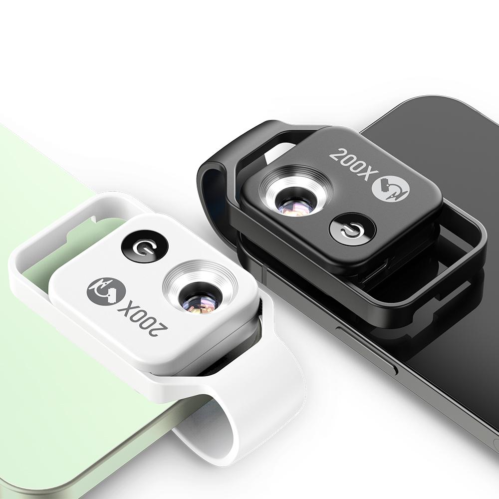 New Mobile 200X LED Microscope Lens APEXEL 