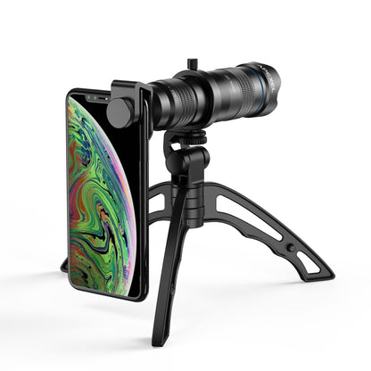 28x Super Zoom Telephoto Lens for Mobile Phone APEXEL 28X Telescope with Tripod 