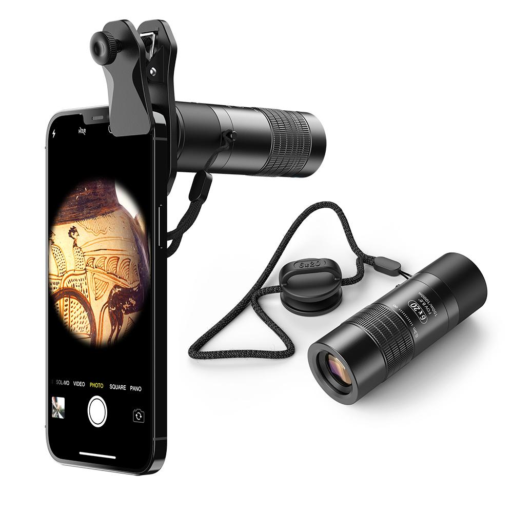 Apexel Extra Short Focus 6X Monocular Telescope Lens APEXEL 
