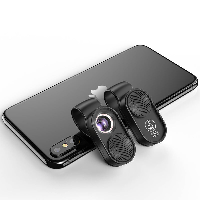 Mobile LED 100X Microscope Lens Mobile Photography Accessories APEXEL 