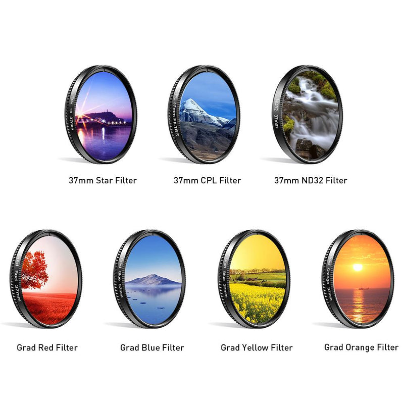 37MM/52MM ND32 CPL Star Filters APEXEL 