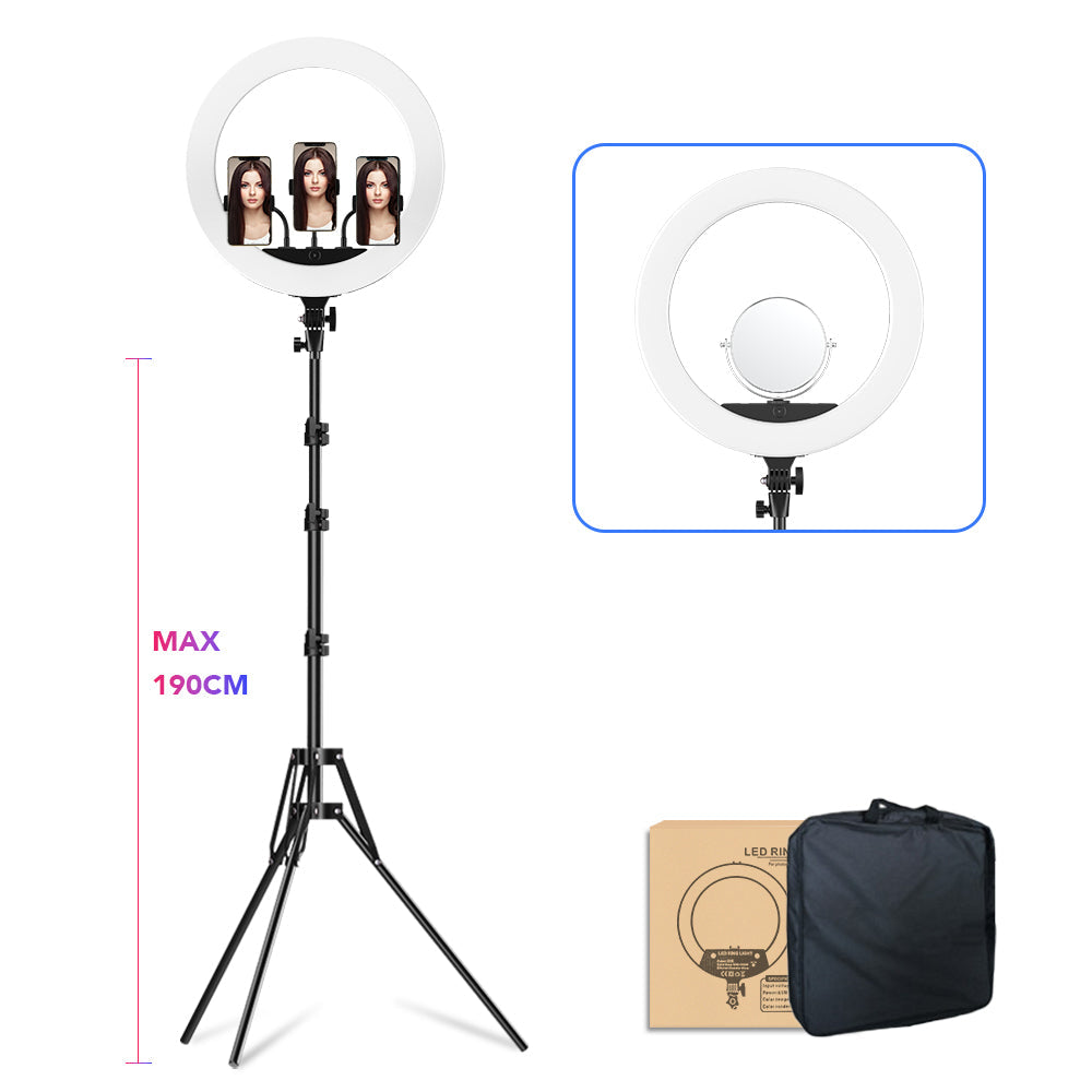18 Inch Ring Light With 2.1M Extendable Tripod APEXEL 