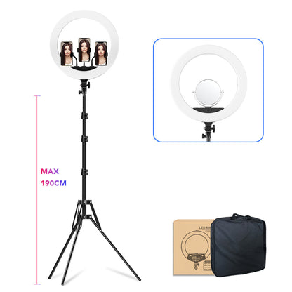 18 Inch Ring Light With 2.1M Extendable Tripod APEXEL 