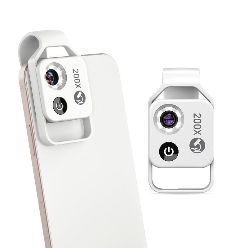 New Mobile 200X LED Microscope Lens APEXEL White with CPL 