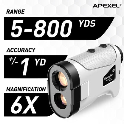 APEXEL レーザー距離計 600 メートル 800 メートル 1200 メートルレーザーゴルフ距離計メーターゴルフスポーツ、狩猟、調査 APEXEL 800